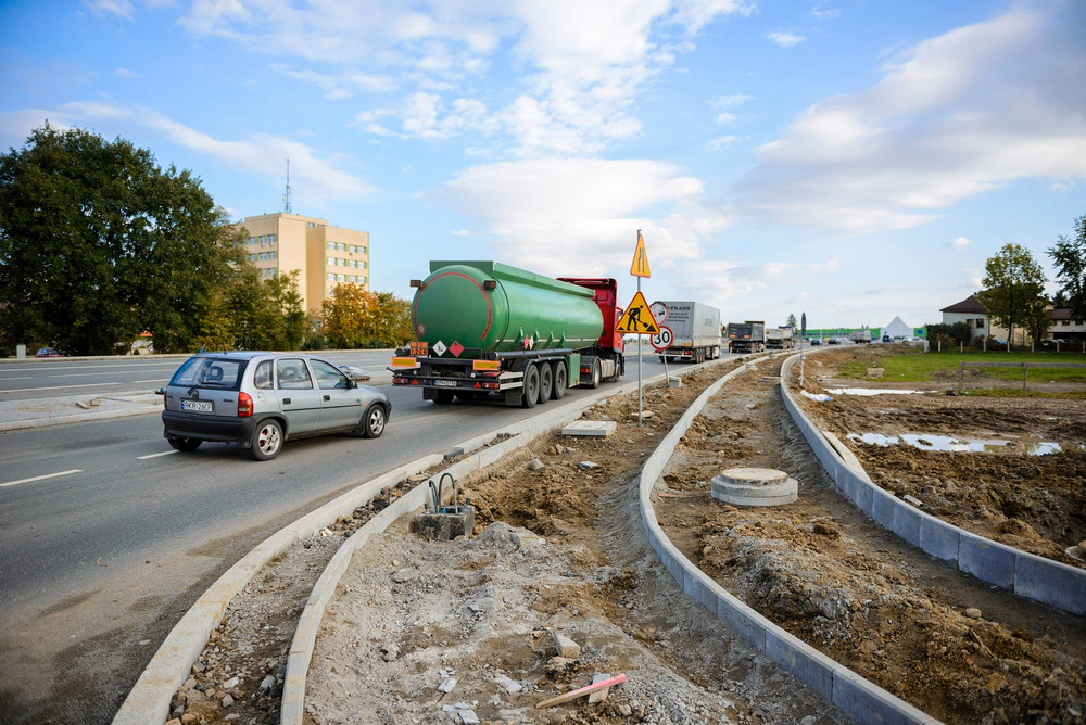 Prace na "obwodnicy" dobiegają końca. Fot. Łukasz Jaracz