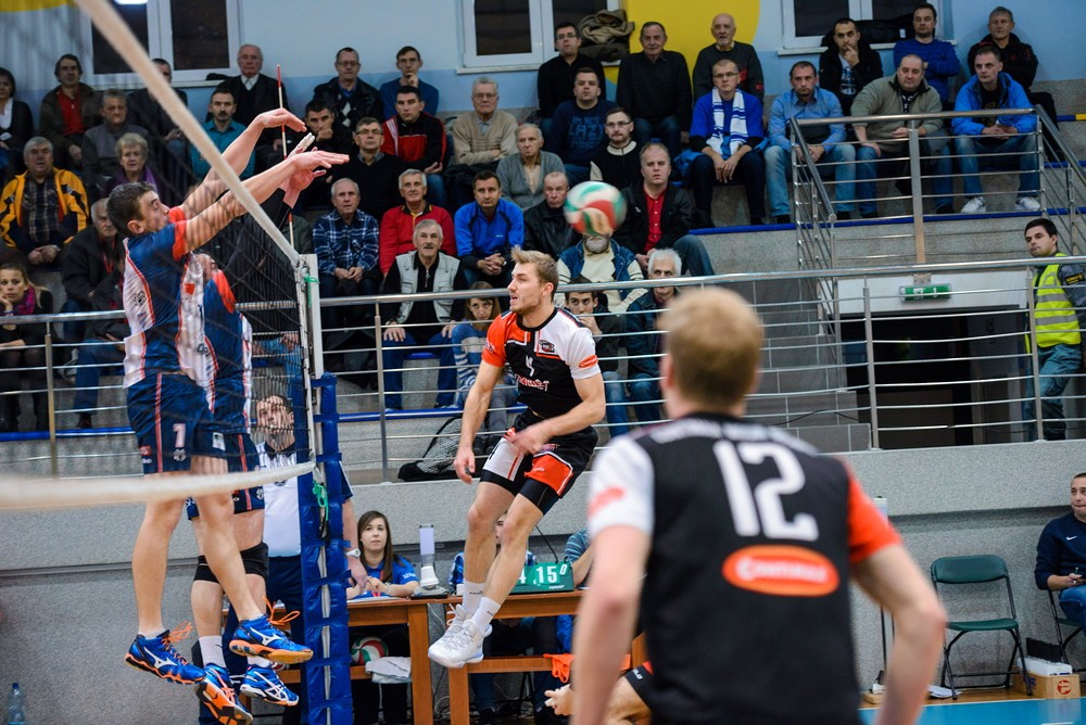 AZS PWSZ Karpaty KHS Krosno - Contimax MOSiR Bochnia. Fot. Łukasz Jaracz