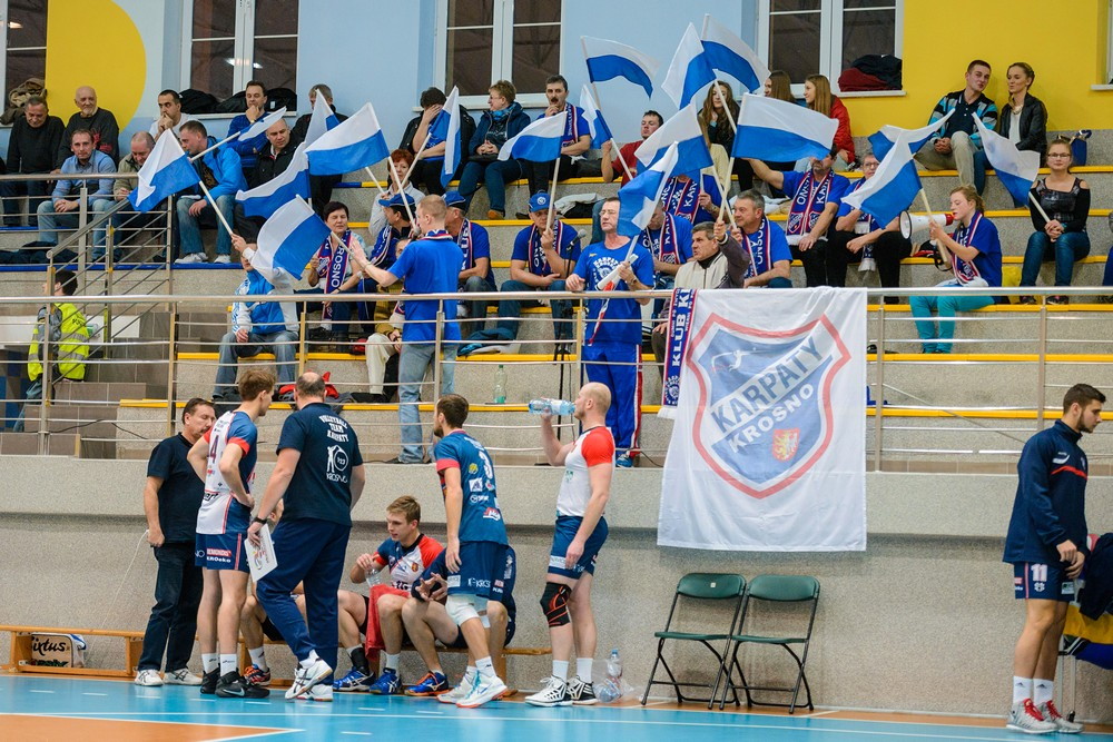 AZS PWSZ Karpaty KHS Krosno - Contimax MOSiR Bochnia. Fot. Łukasz Jaracz