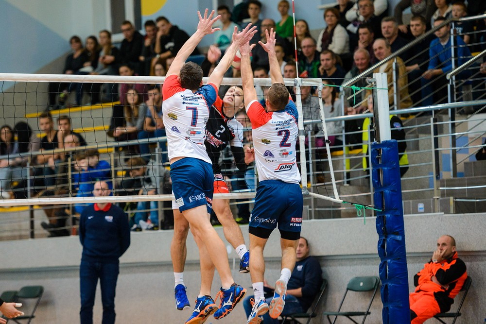 AZS PWSZ Karpaty KHS Krosno - Contimax MOSiR Bochnia. Fot. Łukasz Jaracz