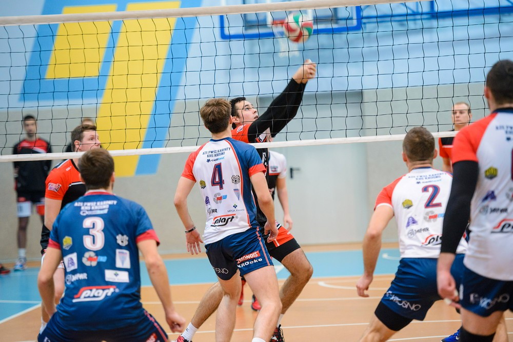 AZS PWSZ Karpaty KHS Krosno - Contimax MOSiR Bochnia. Fot. Łukasz Jaracz