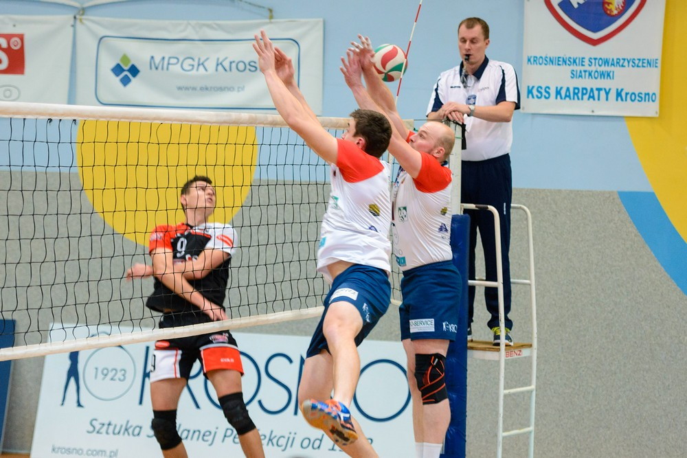 AZS PWSZ Karpaty KHS Krosno - Contimax MOSiR Bochnia. Fot. Łukasz Jaracz
