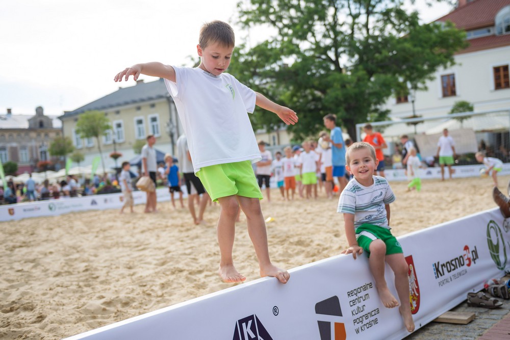 Plaża na krośnieńskim rynku 2014 fot. Łukasz Jaracz
