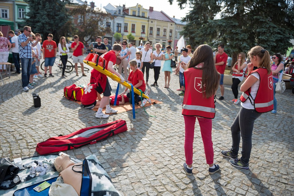 Plaża na krośnieńskim rynku 2014 fot. Łukasz Jaracz