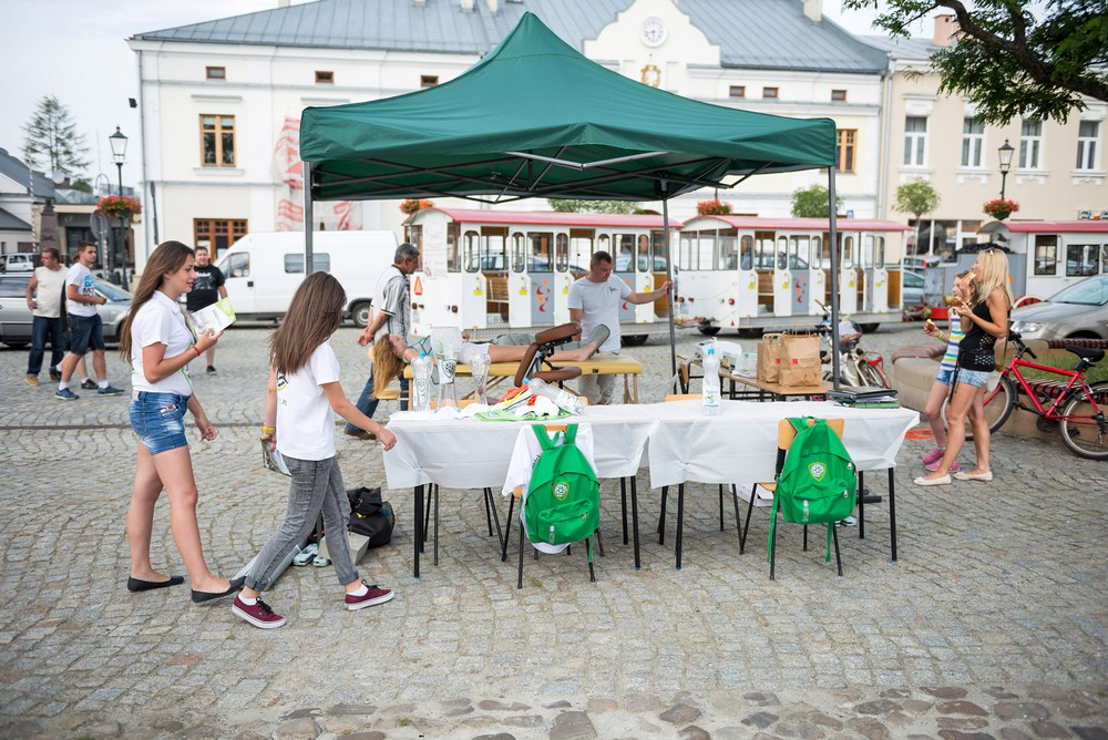 Plaża na krośnieńskim rynku 2014 fot. Łukasz Jaracz