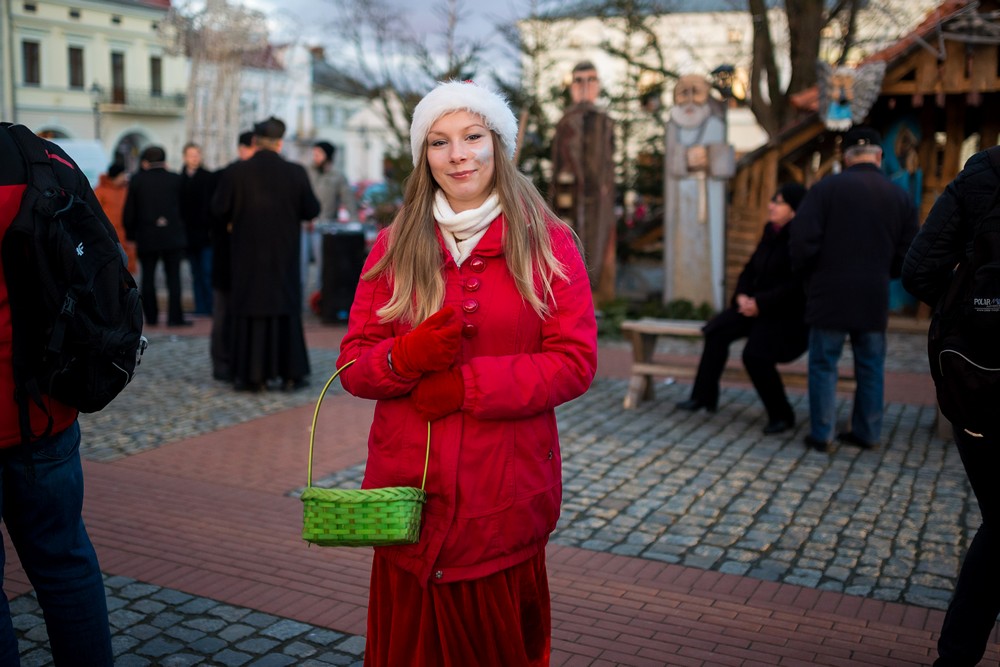 Wigilia na krośnieńskim rynku 2014 fot. Łukasz Jaracz