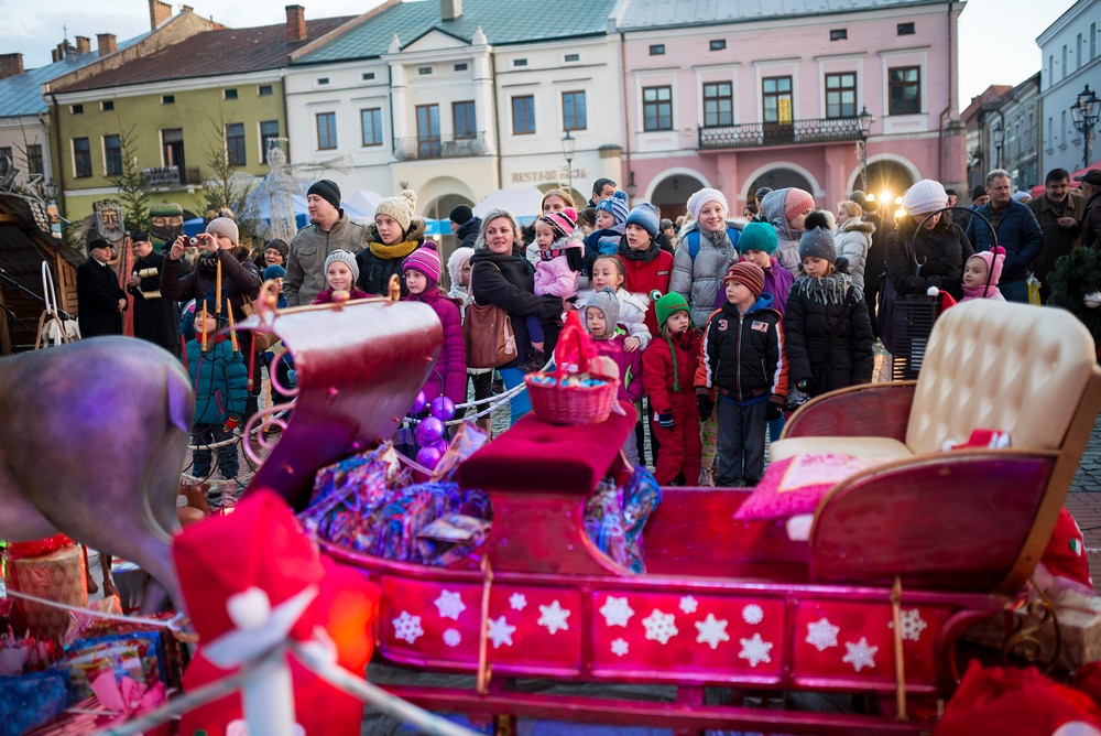 Wigilia na krośnieńskim rynku 2014 fot. Łukasz Jaracz