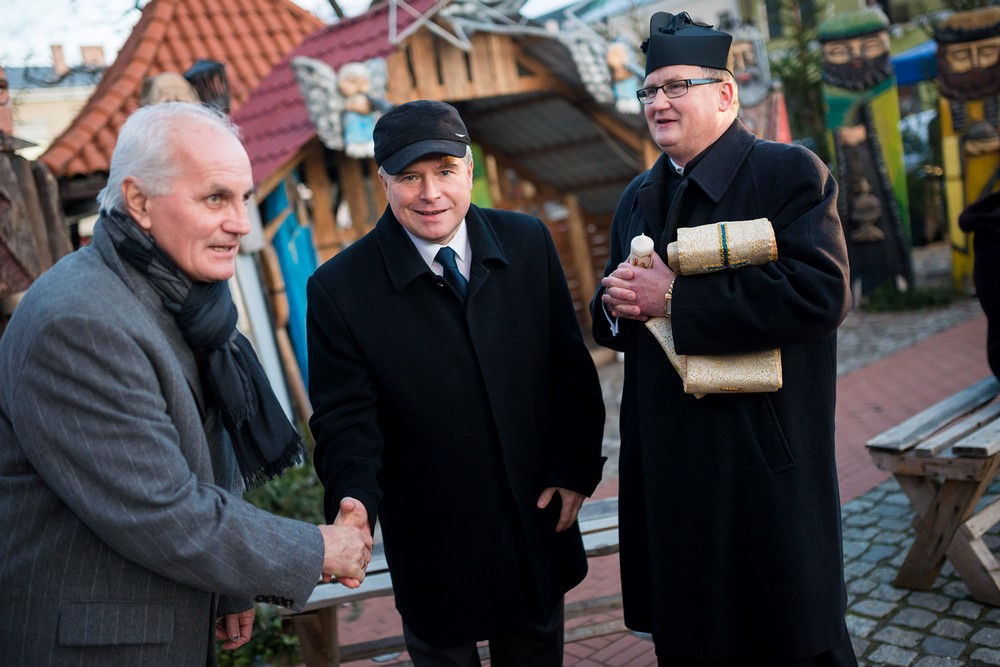 Wigilia na krośnieńskim rynku 2014 fot. Łukasz Jaracz