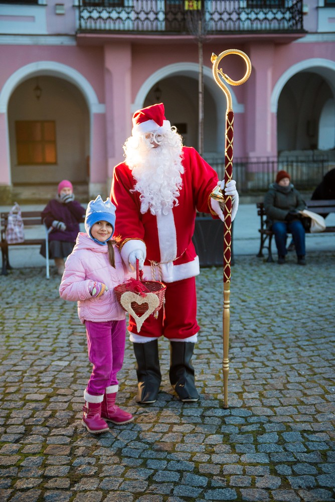 Wigilia na krośnieńskim rynku 2014 fot. Łukasz Jaracz