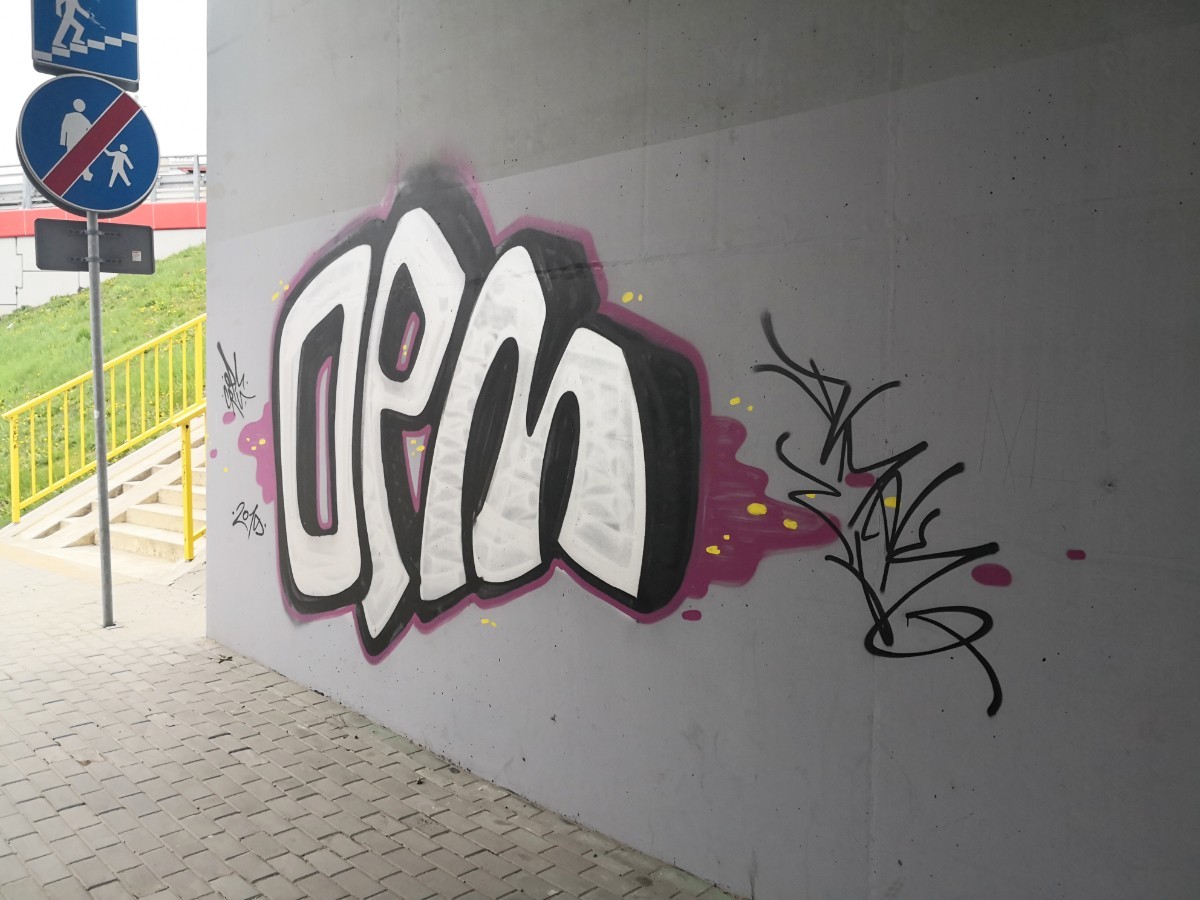 Pseudografficiarze zdewastowali kilka obiektów w Krośnie