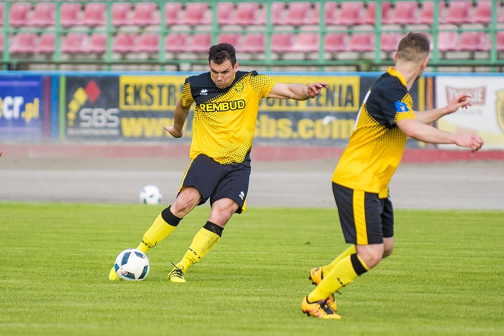 Karpaty Krosno - MKS Trzebinia. Fot. Karol Słomka