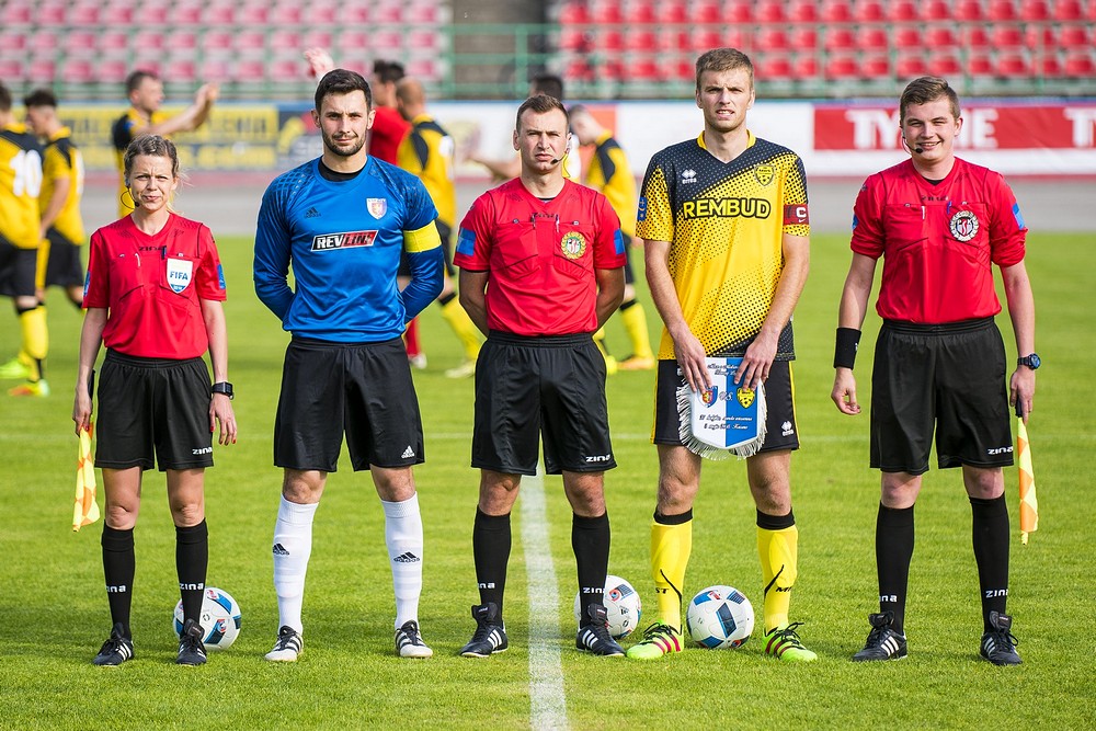 Karpaty Krosno - MKS Trzebinia. Fot. Karol Słomka