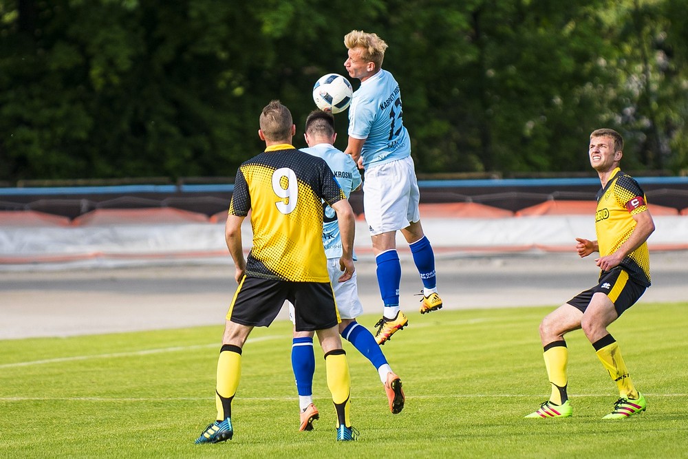 Karpaty Krosno - MKS Trzebinia. Fot. Karol Słomka