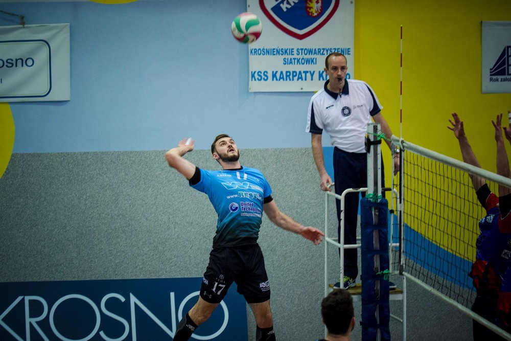 Krosno Glass Karpaty PWSZ - Błękitni Ropczyce. Fot. Karol Słomka