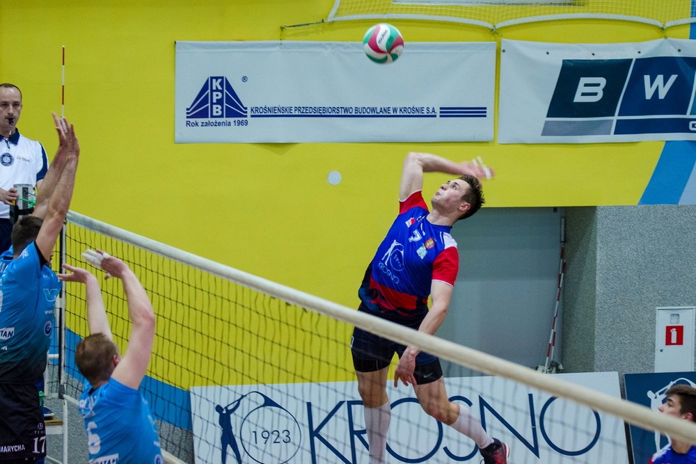 Krosno Glass Karpaty PWSZ - Błękitni Ropczyce. Fot. Karol Słomka