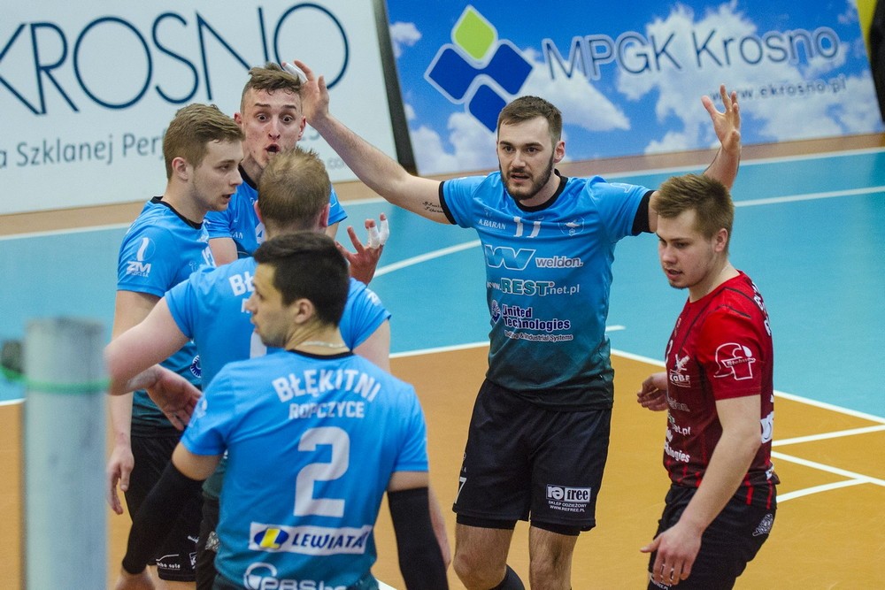 Krosno Glass Karpaty PWSZ - Błękitni Ropczyce. Fot. Karol Słomka