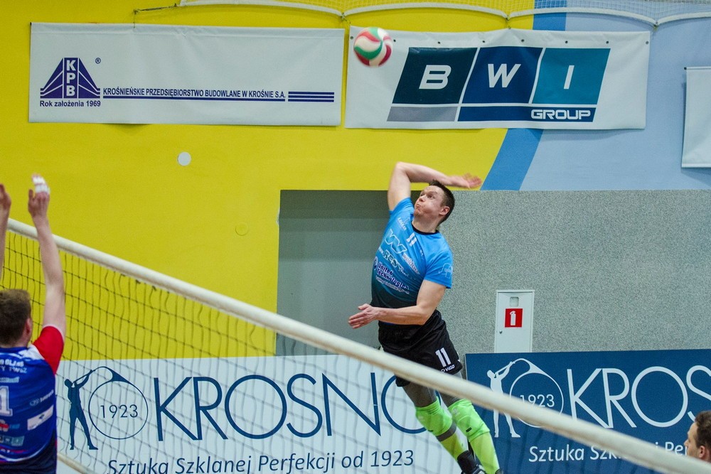 Krosno Glass Karpaty PWSZ - Błękitni Ropczyce. Fot. Karol Słomka