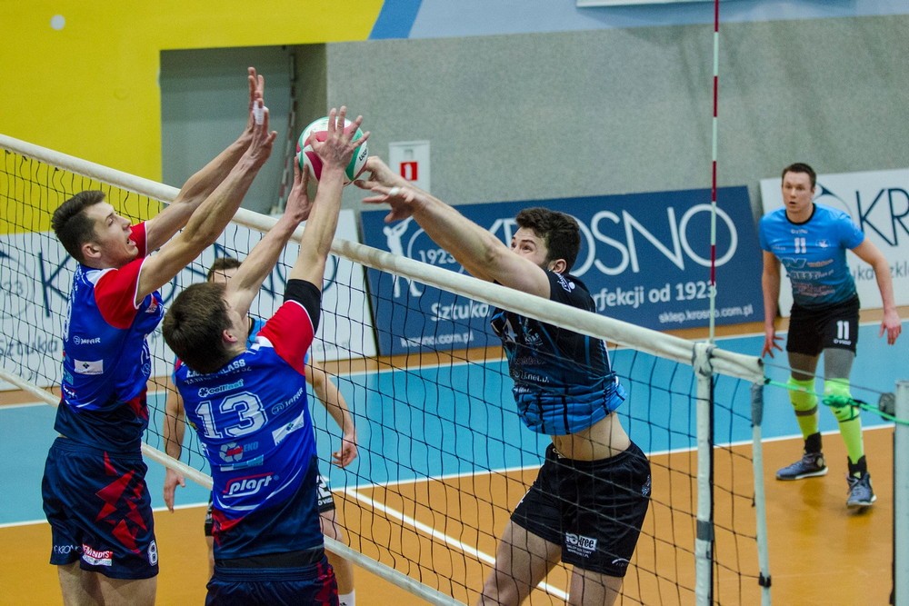 Krosno Glass Karpaty PWSZ - Błękitni Ropczyce. Fot. Karol Słomka