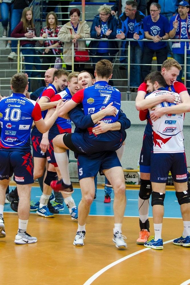 Krosno Glass Karpaty PWSZ - Błękitni Ropczyce. Fot. Karol Słomka