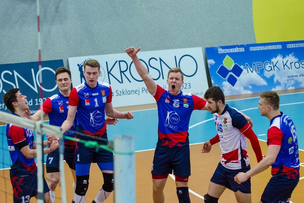 Krosno Glass Karpaty PWSZ - Błękitni Ropczyce. Fot. Karol Słomka