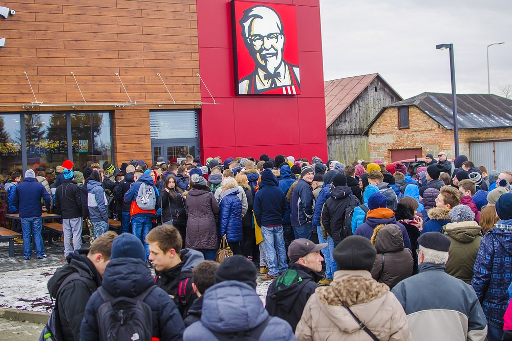 KFC w Krośnie otwarte. Fot. Karol Słomka