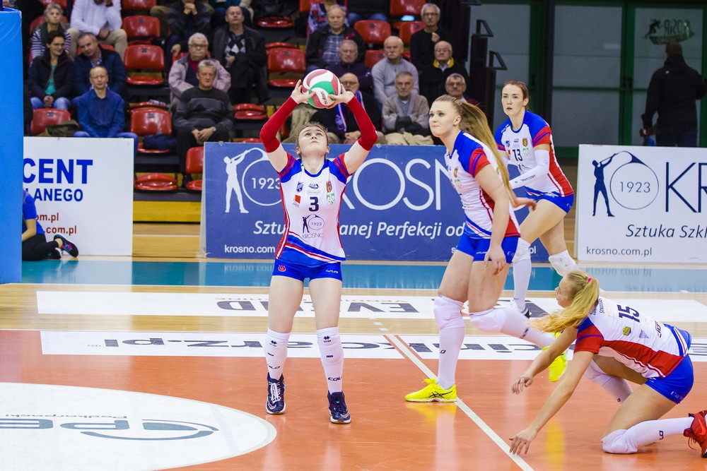 Krosno Glass Karpaty AZS PWSZ MOSiR - KŚ AZS Politechniki Śląskiej Gliwice. Fot. Karol Słomka