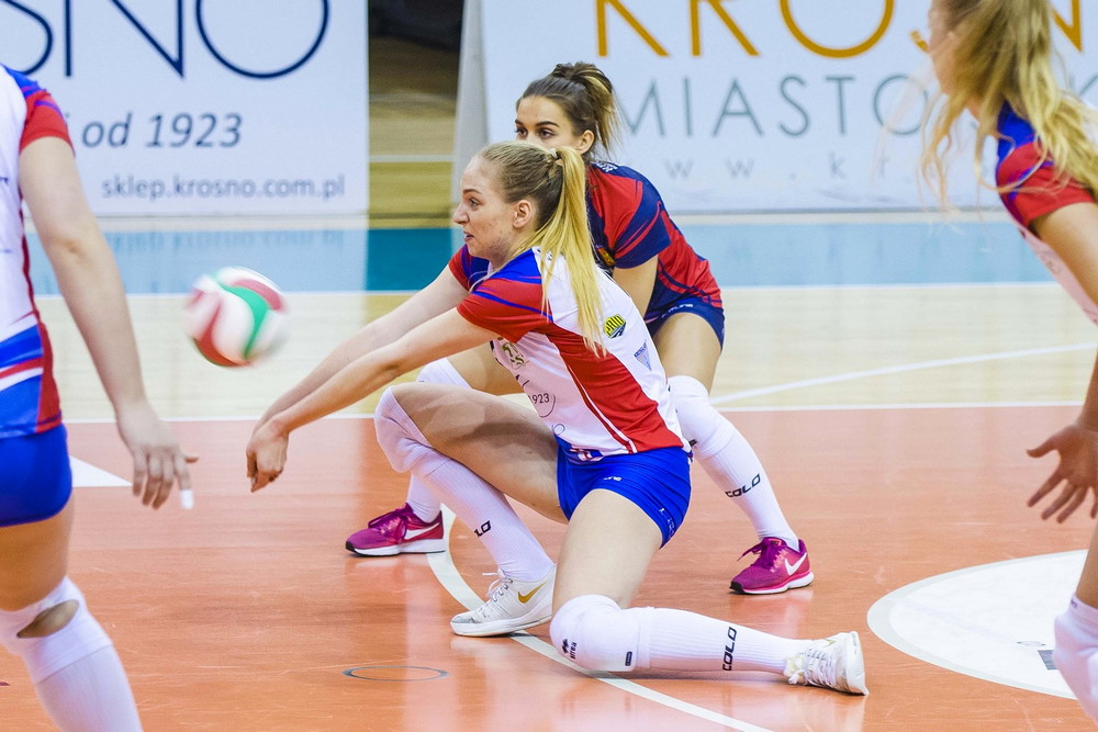Krosno Glass Karpaty AZS PWSZ MOSiR - KŚ AZS Politechniki Śląskiej Gliwice. Fot. Karol Słomka