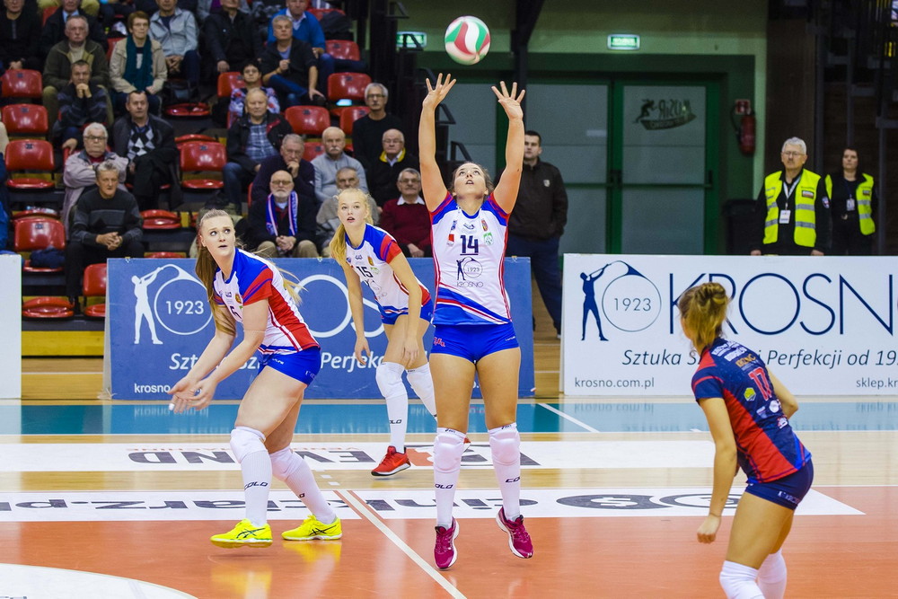 Krosno Glass Karpaty AZS PWSZ MOSiR - KŚ AZS Politechniki Śląskiej Gliwice. Fot. Karol Słomka
