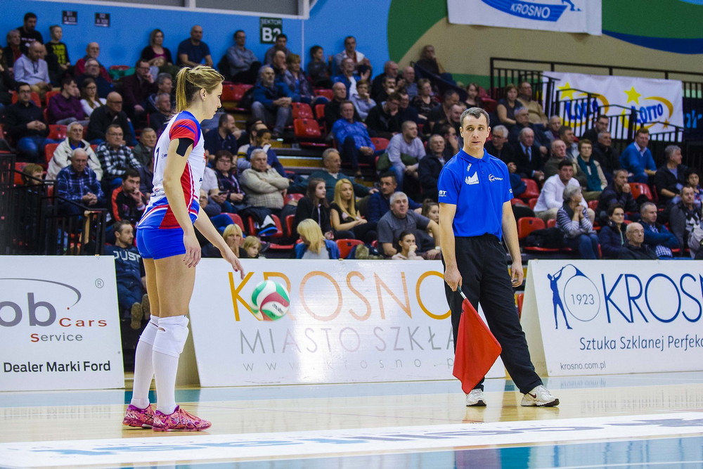 Krosno Glass Karpaty AZS PWSZ MOSiR - KŚ AZS Politechniki Śląskiej Gliwice. Fot. Karol Słomka