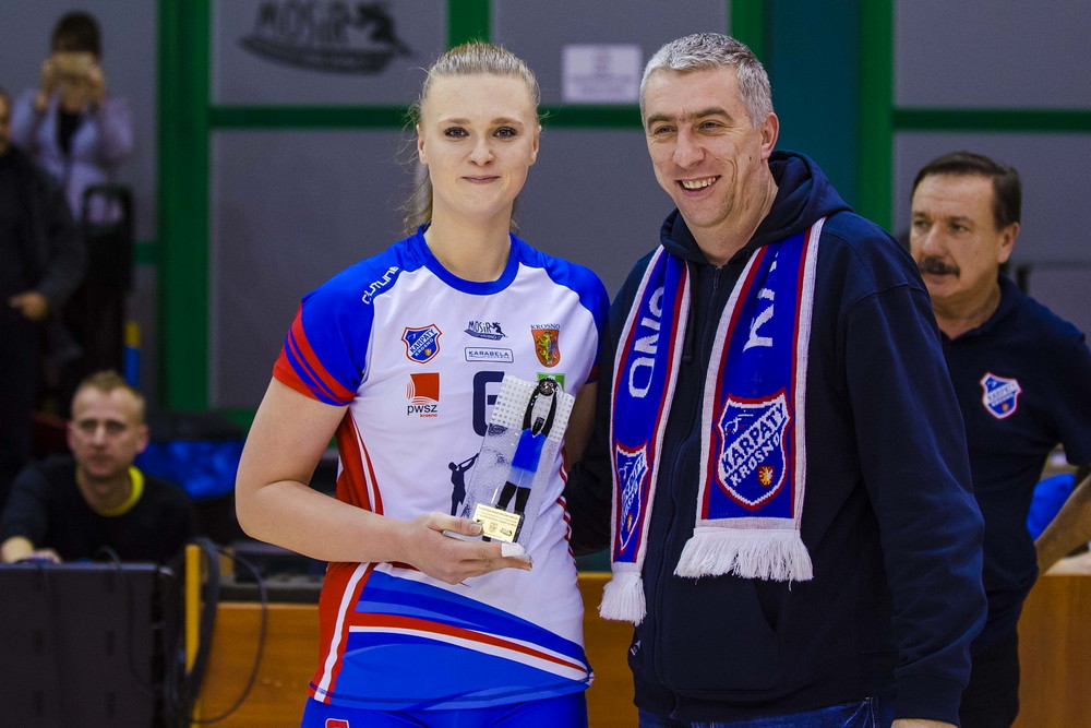 Krosno Glass Karpaty AZS PWSZ MOSiR - KŚ AZS Politechniki Śląskiej Gliwice. Fot. Karol Słomka