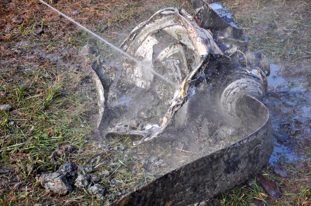 Prace archeologiczne: Messerschmitt Bf 109 E. Fot. KrosnoCity.pl
