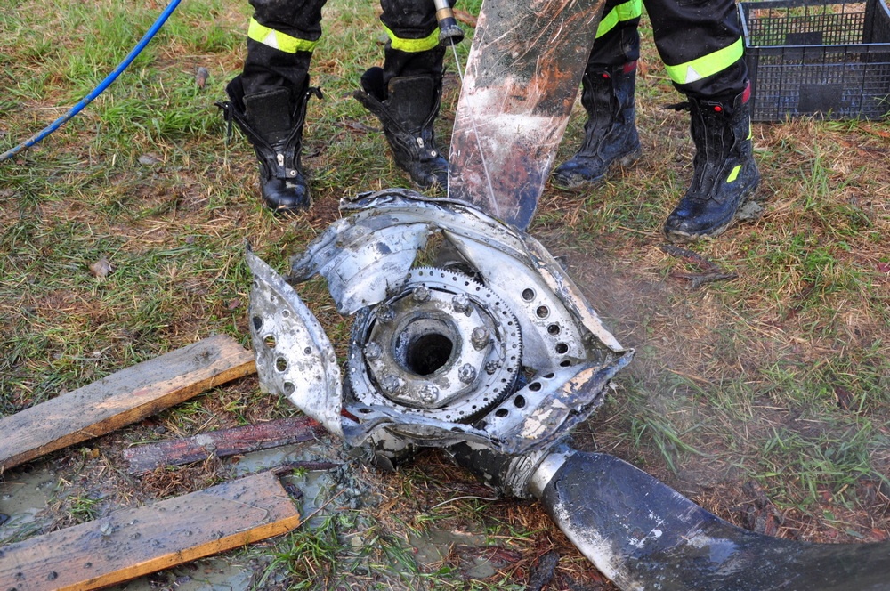 Prace archeologiczne: Messerschmitt Bf 109 E. Fot. KrosnoCity.pl