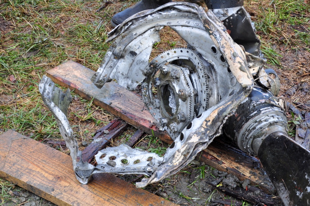 Prace archeologiczne: Messerschmitt Bf 109 E. Fot. KrosnoCity.pl
