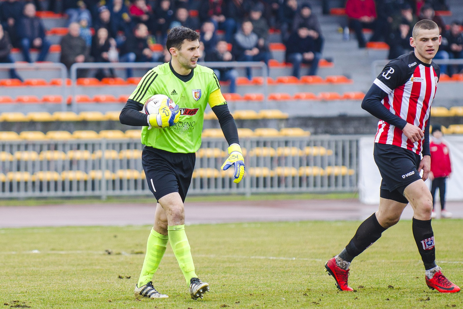 Resovia Rzeszów - Karpaty Krosno. Fot. Karol Słomka