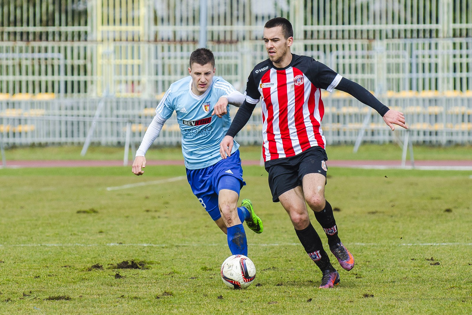 Resovia Rzeszów - Karpaty Krosno. Fot. Karol Słomka