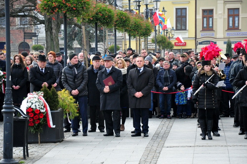 W Krośnie uczczono Święto Niepodległości. Fot. Piotr Dymiński