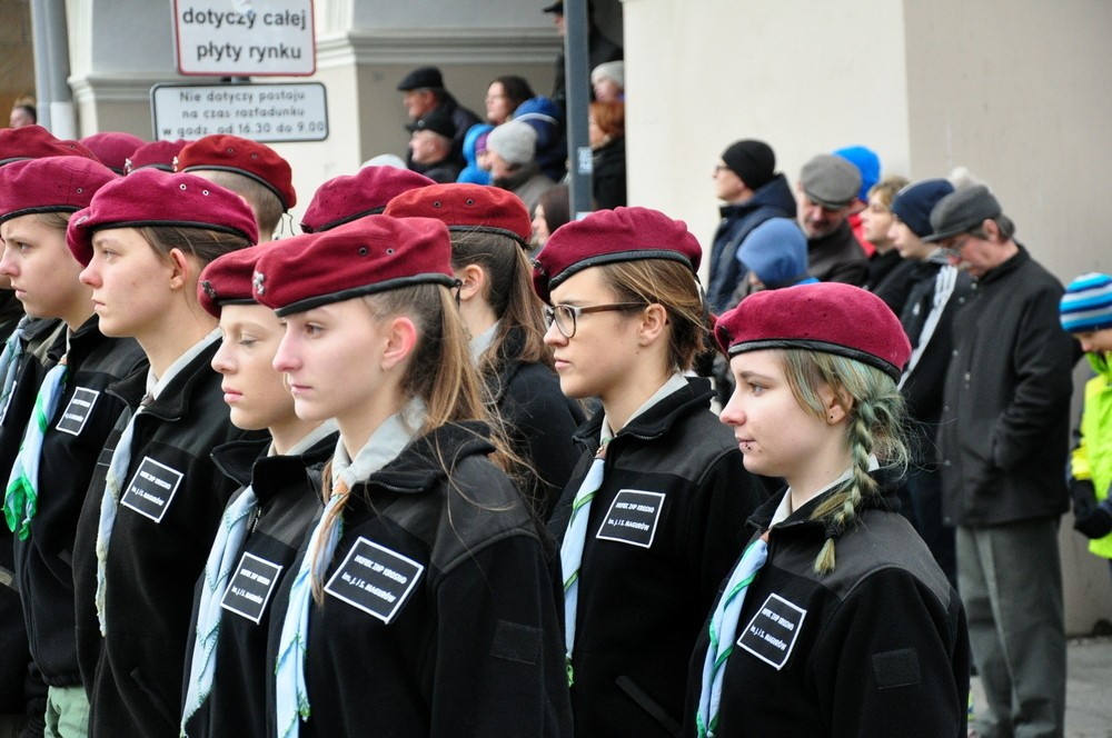 W Krośnie uczczono Święto Niepodległości. Fot. Piotr Dymiński