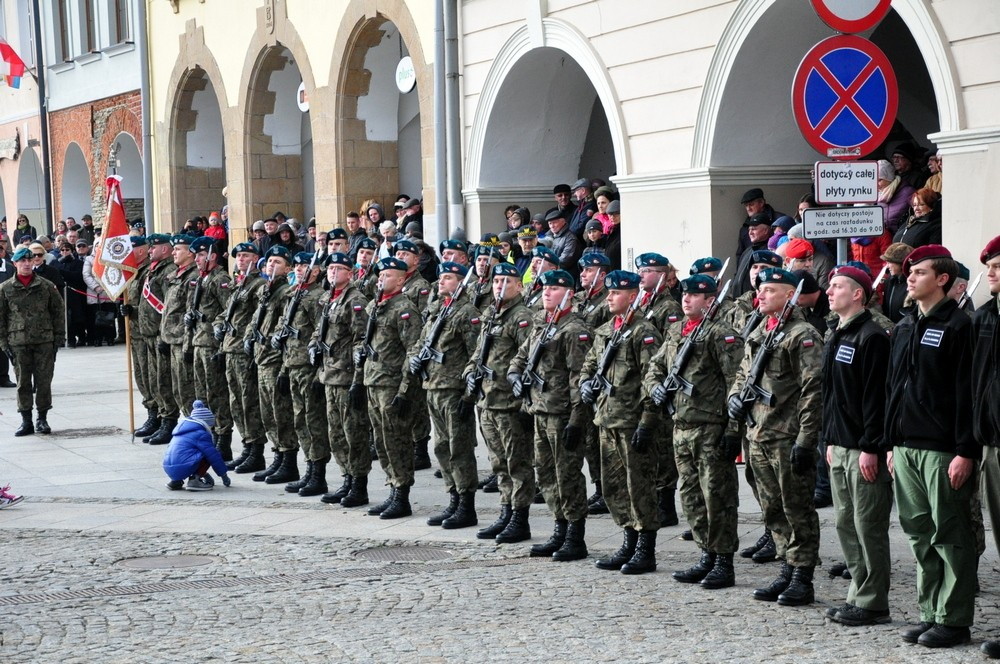 W Krośnie uczczono Święto Niepodległości. Fot. Piotr Dymiński
