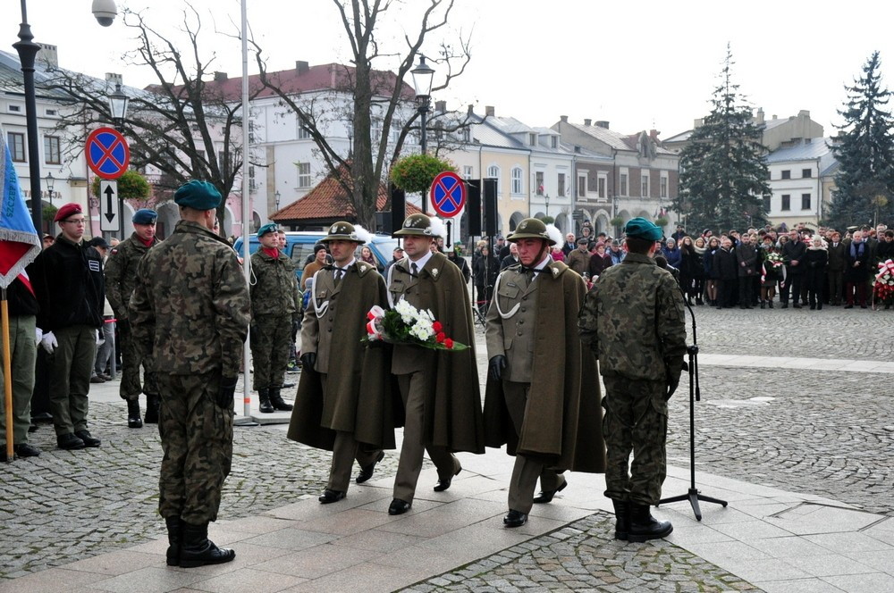W Krośnie uczczono Święto Niepodległości. Fot. Piotr Dymiński