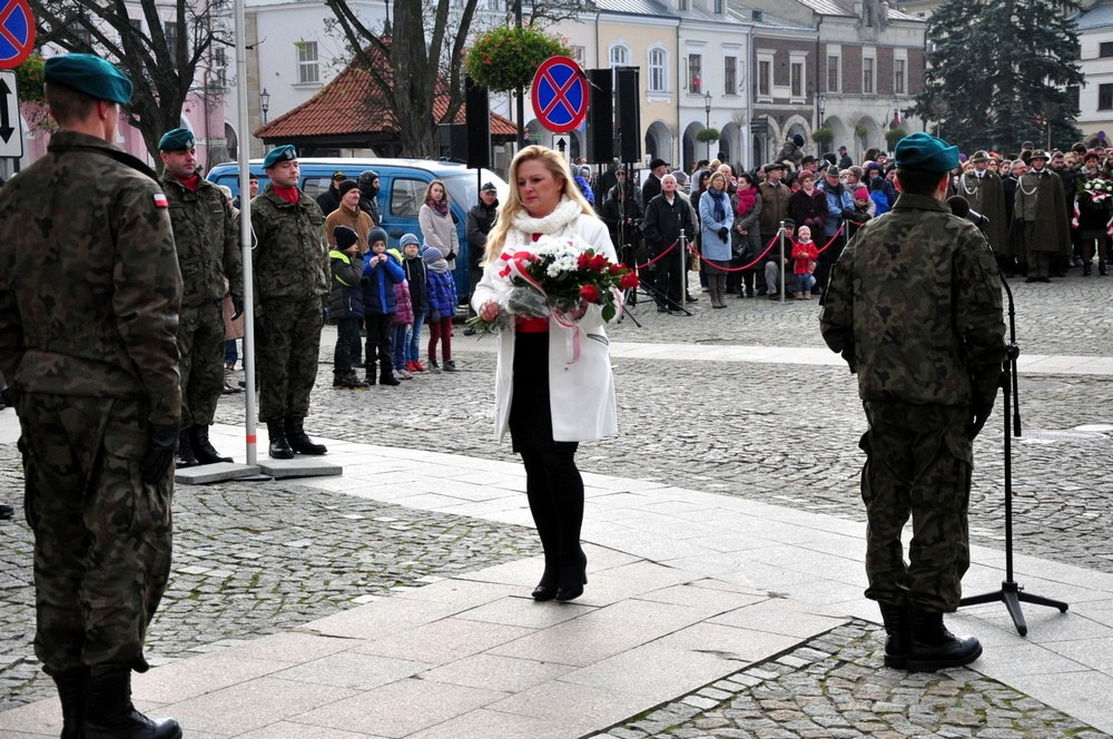 W Krośnie uczczono Święto Niepodległości. Fot. Piotr Dymiński