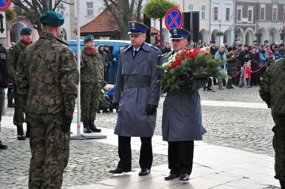 W Krośnie uczczono Święto Niepodległości. Fot. Piotr Dymiński