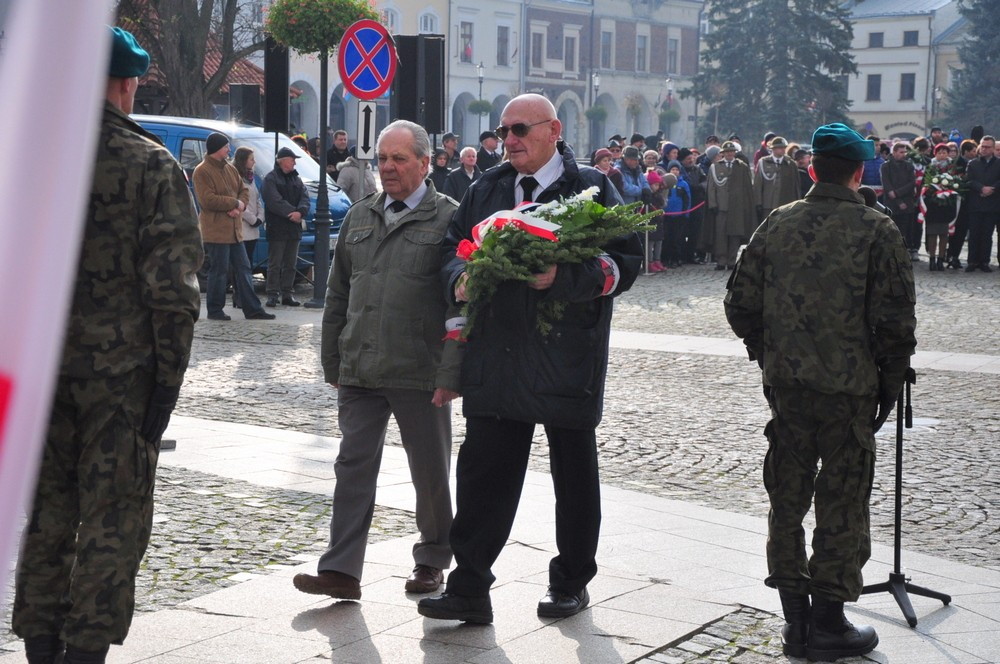 W Krośnie uczczono Święto Niepodległości. Fot. Piotr Dymiński