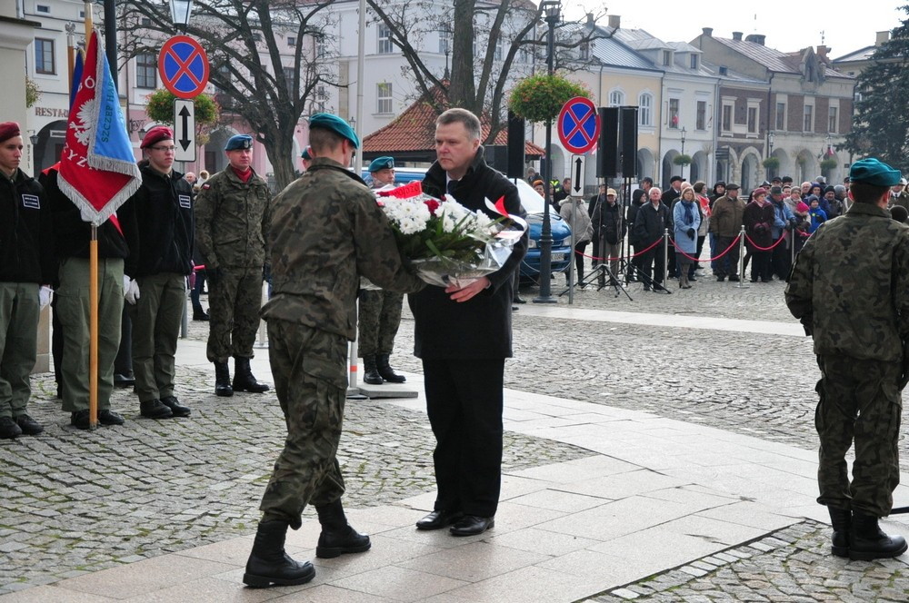W Krośnie uczczono Święto Niepodległości. Fot. Piotr Dymiński