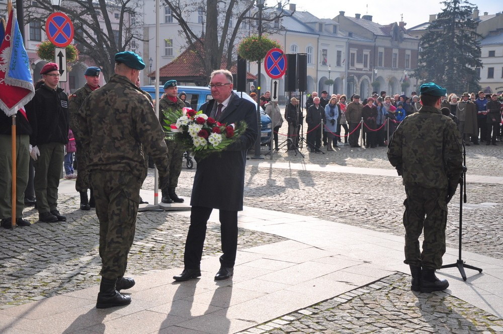 W Krośnie uczczono Święto Niepodległości. Fot. Piotr Dymiński