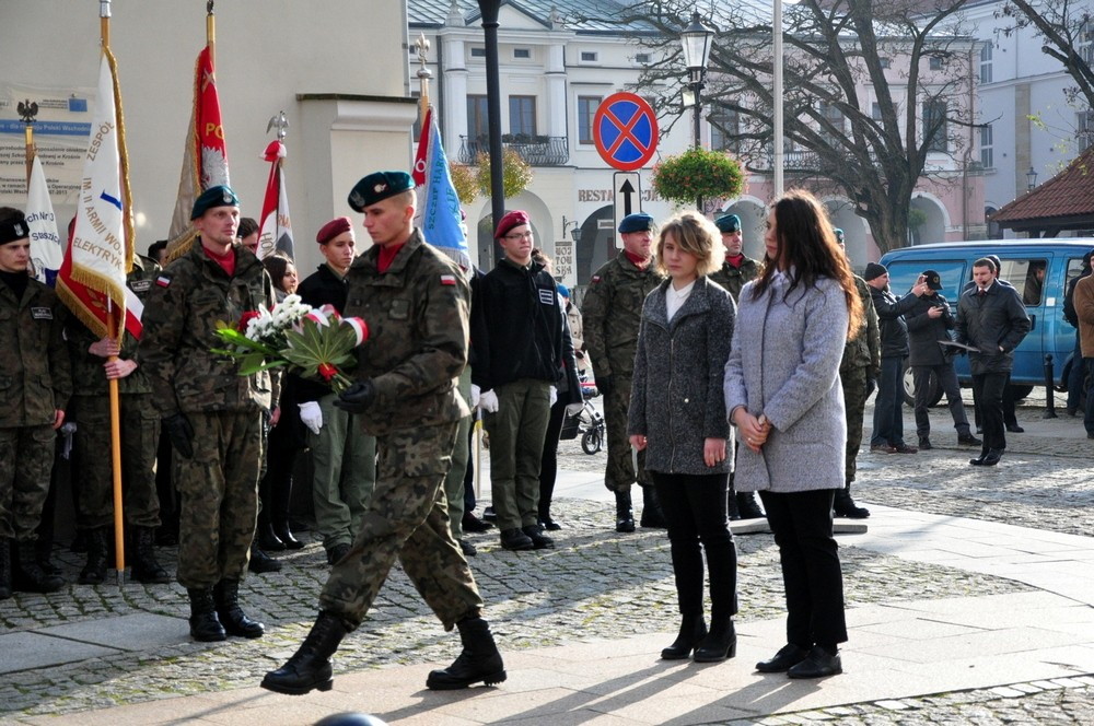 W Krośnie uczczono Święto Niepodległości. Fot. Piotr Dymiński