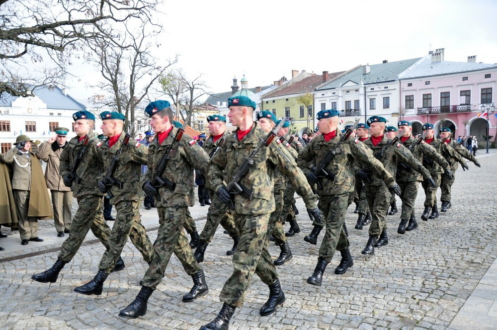 W Krośnie uczczono Święto Niepodległości. Fot. Piotr Dymiński